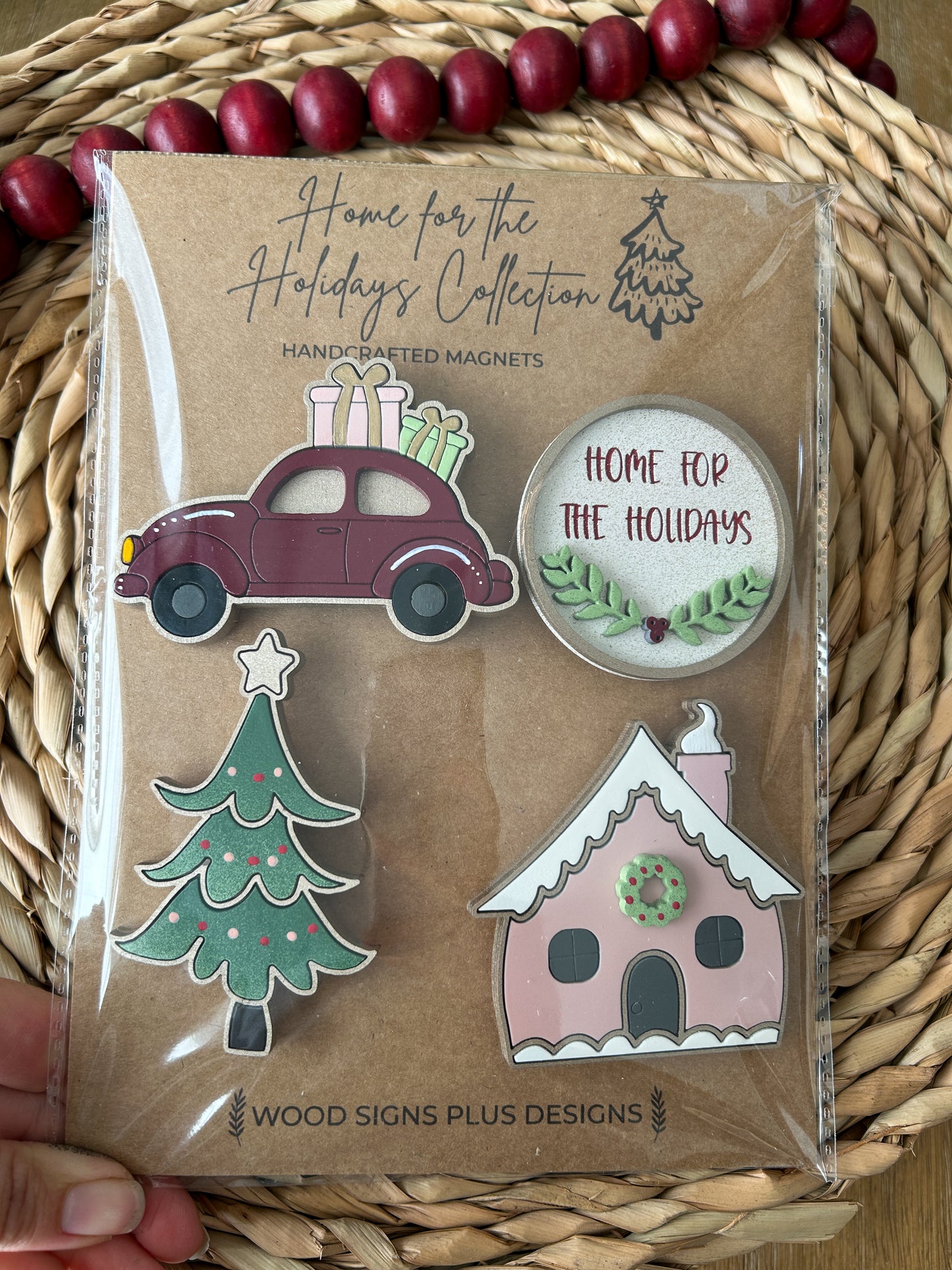 3D Holiday Magnet Set