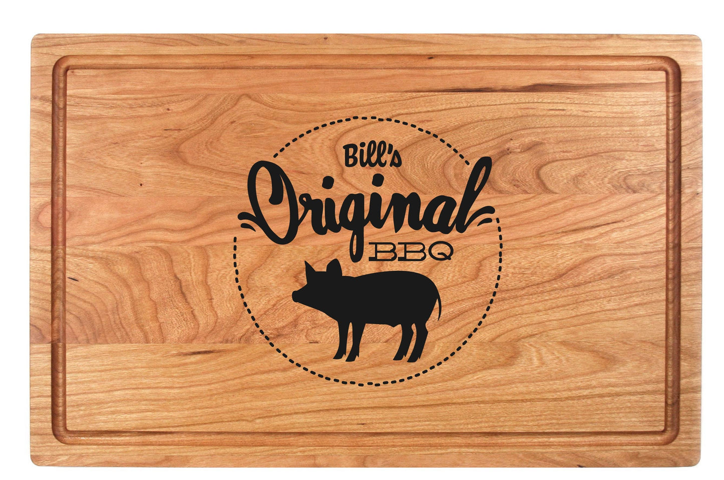 Custom Logo Engraved on Cutting Board