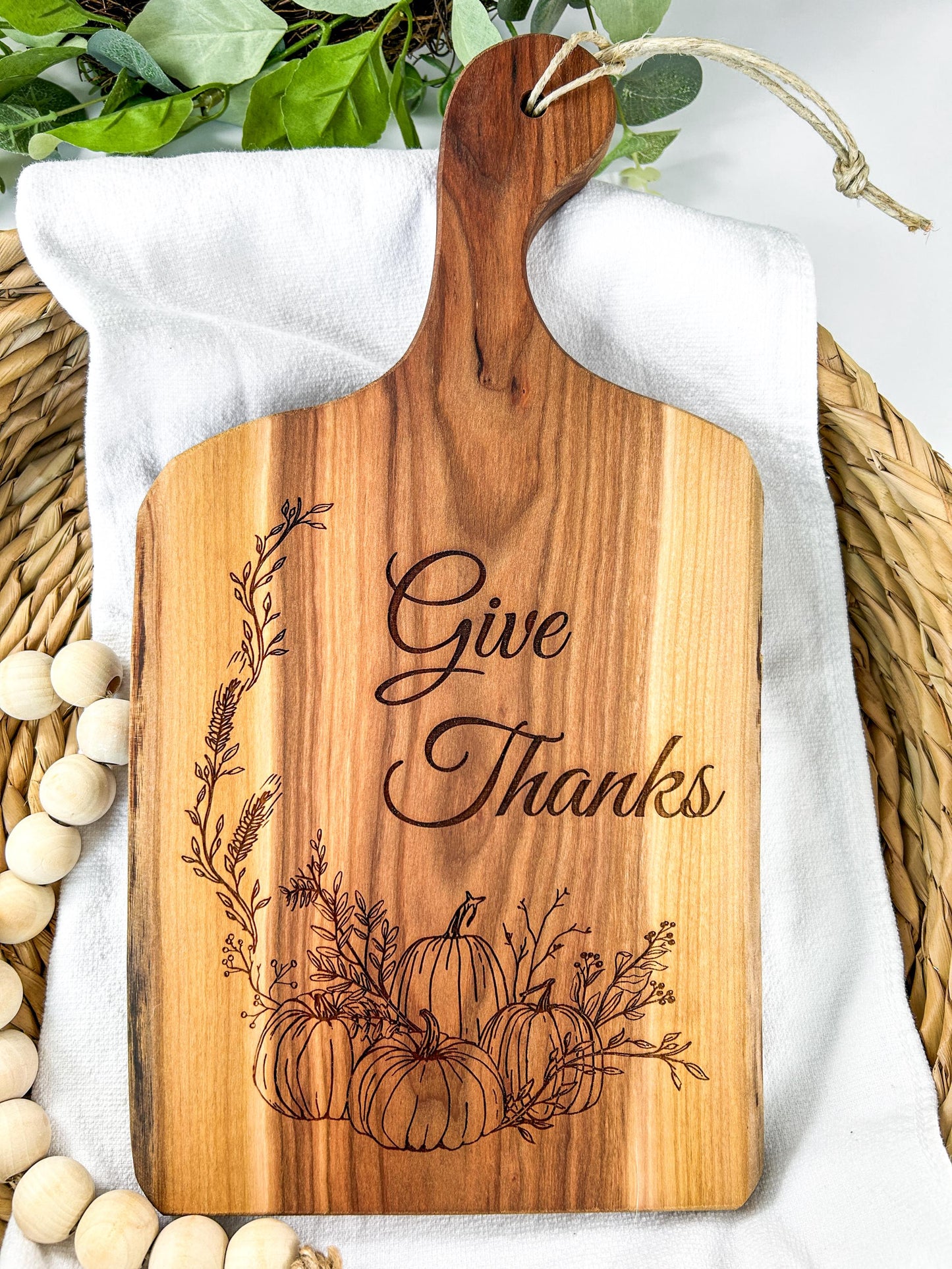 Thanksgiving Charcuterie Board, Engraved Cutting Board for Thanksgiving