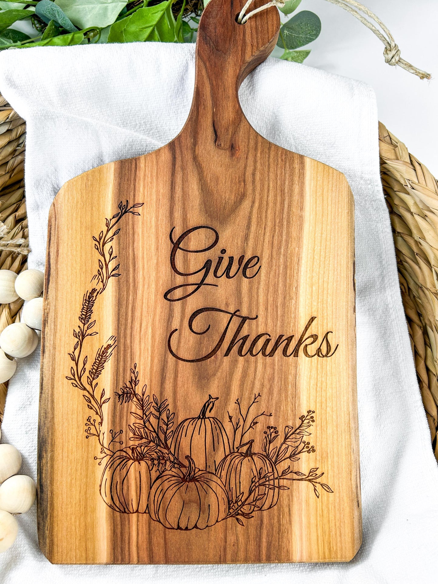 Thanksgiving Charcuterie Board, Engraved Cutting Board for Thanksgiving