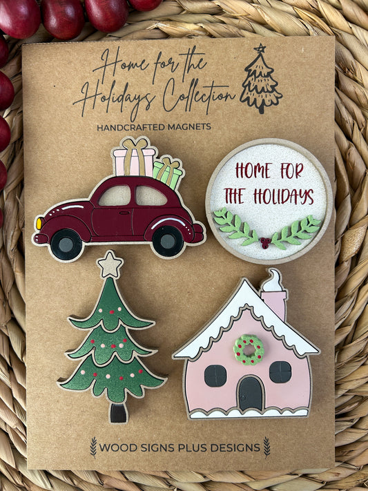 3D Holiday Magnet Set