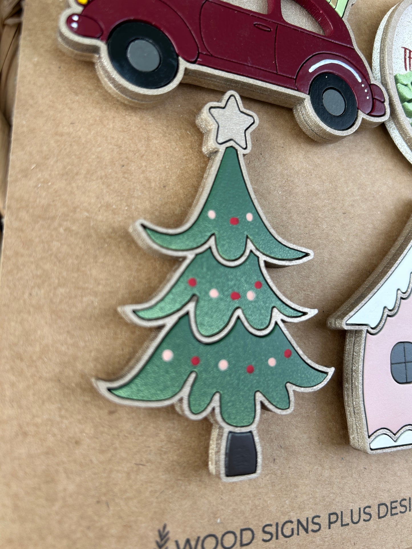 3D Holiday Magnet Set