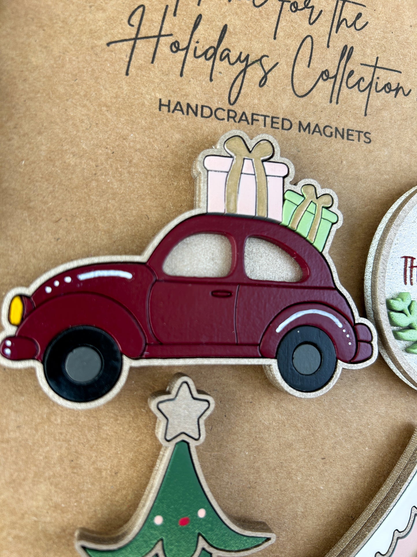 3D Holiday Magnet Set