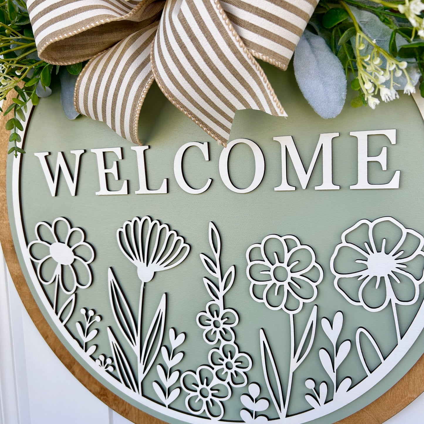 Spring Welcome Door Hanger