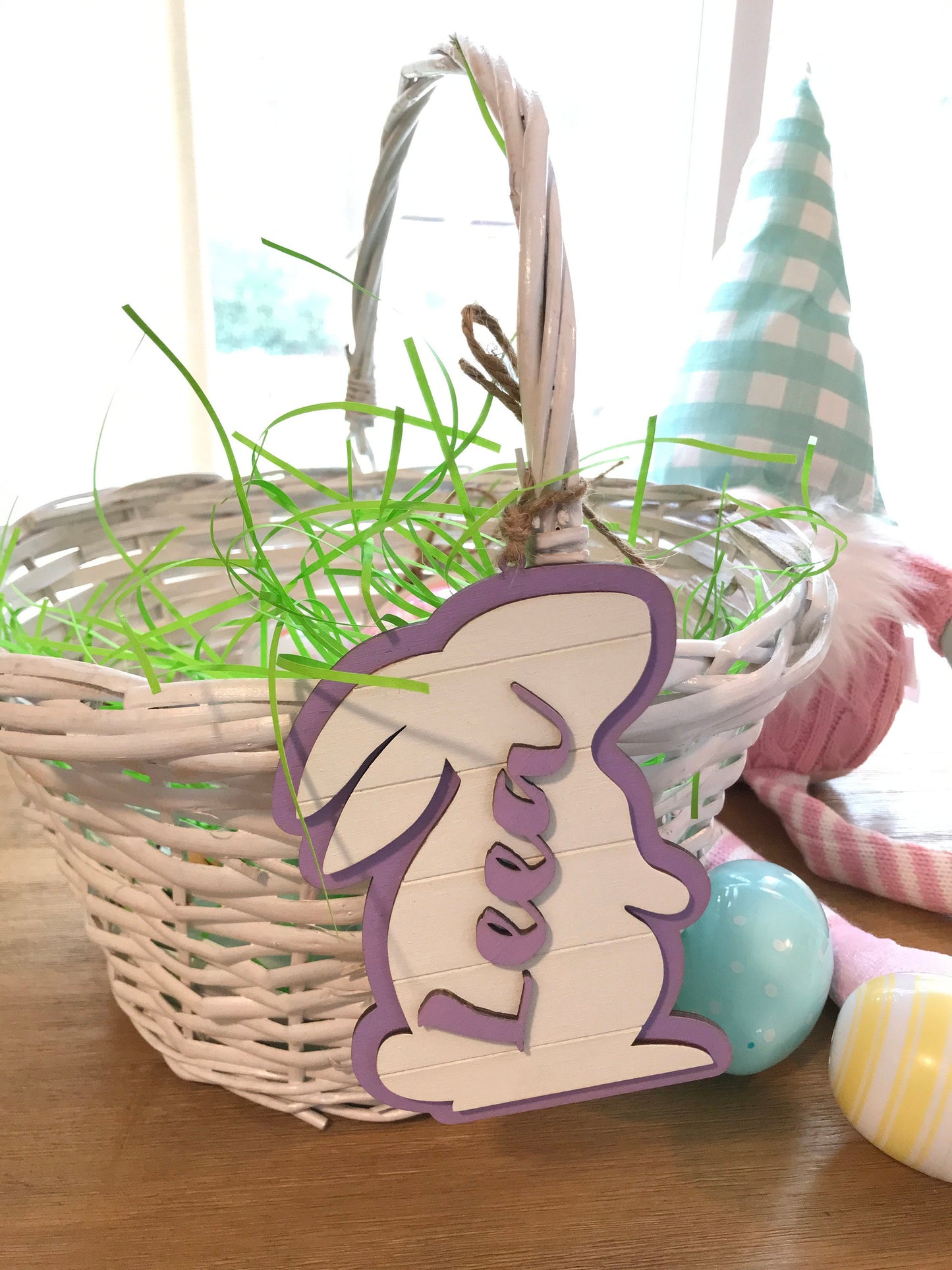 Personalized Easter Basket Tags with Name