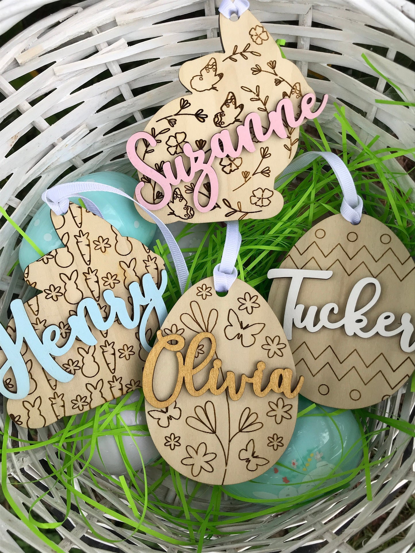 Personalized Easter Basket Tags or Gift Tags