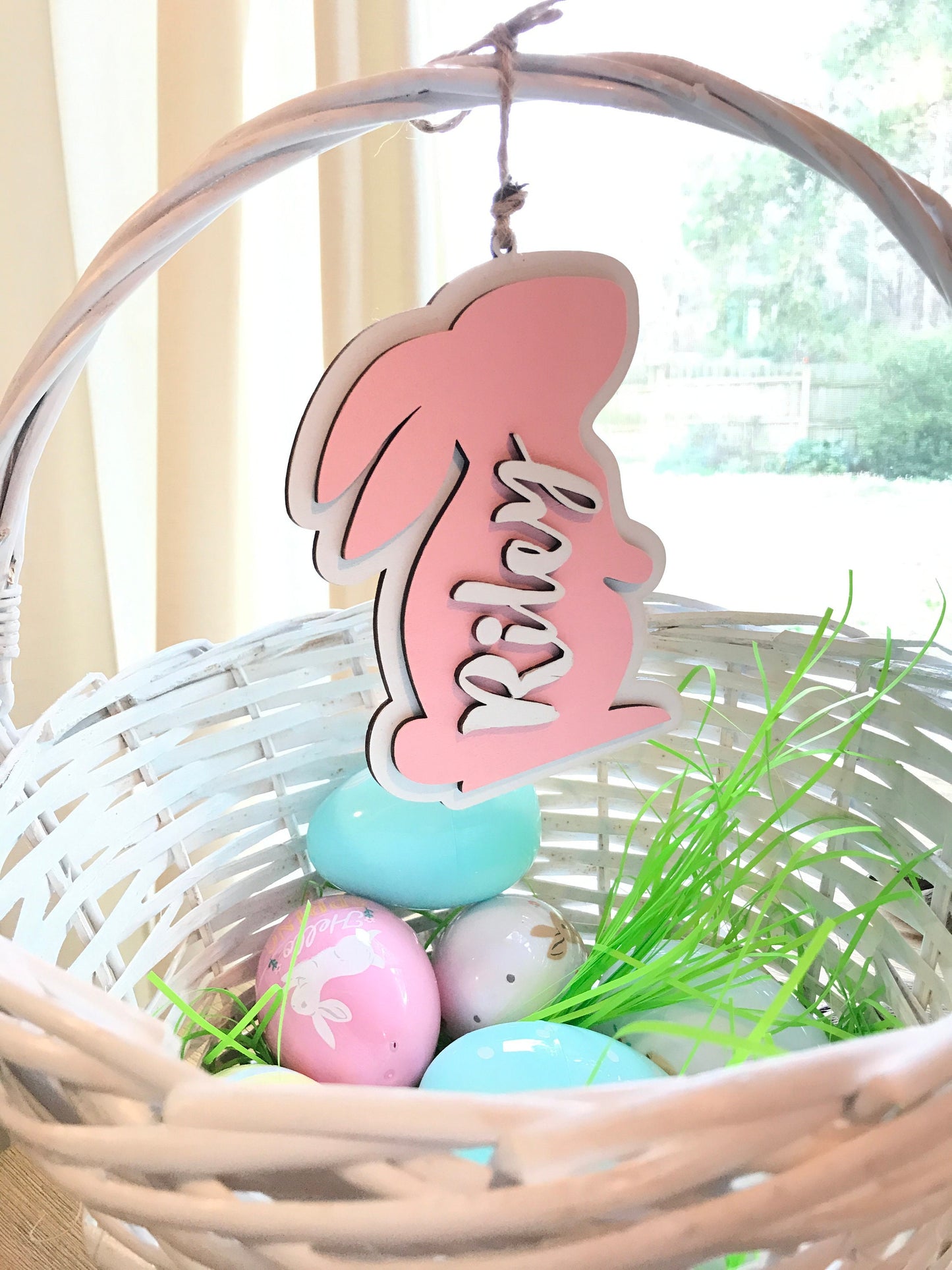 Personalized Easter Basket Tags with Name