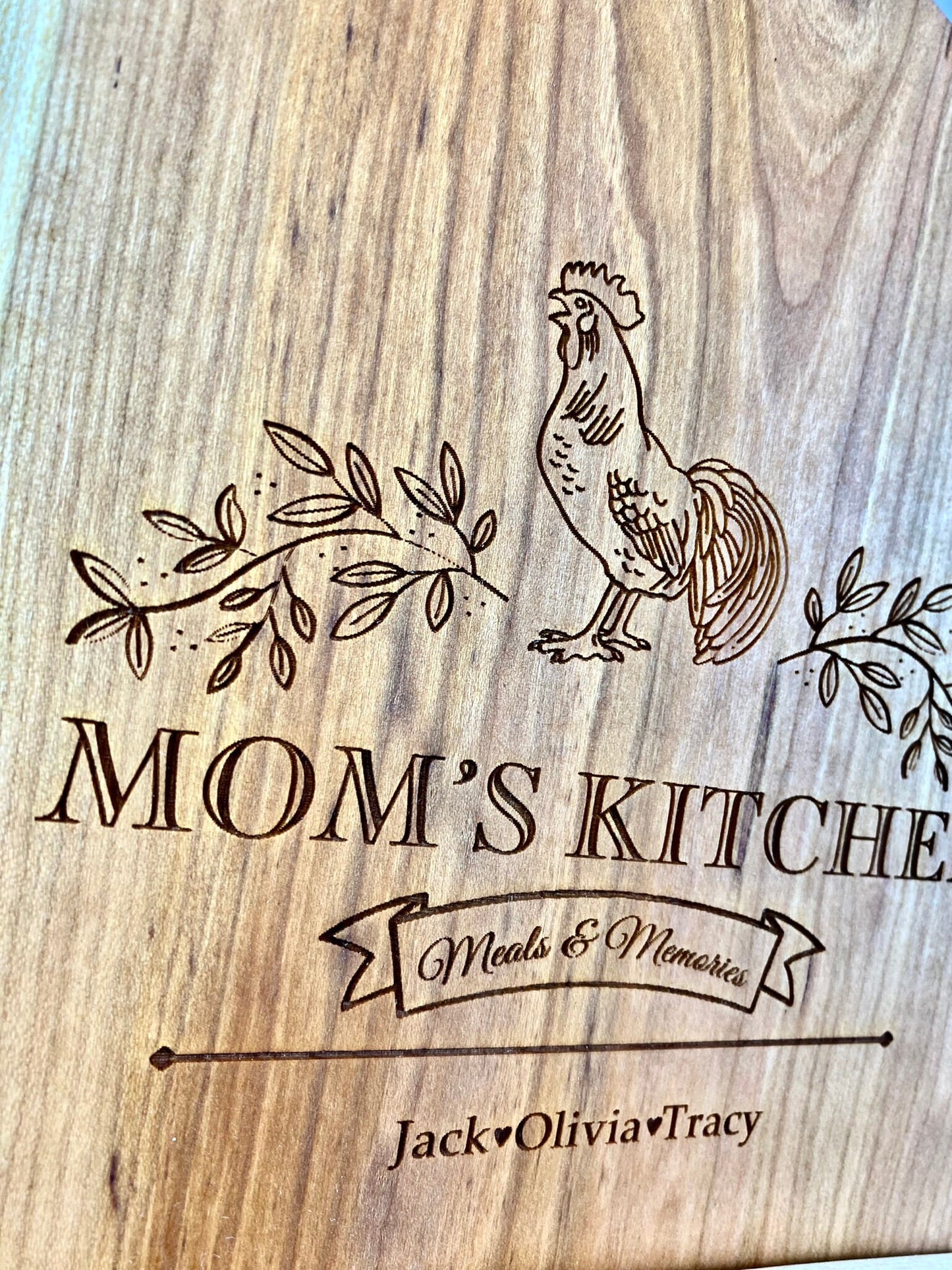 Personalized Mother's Day Cutting Board Gift