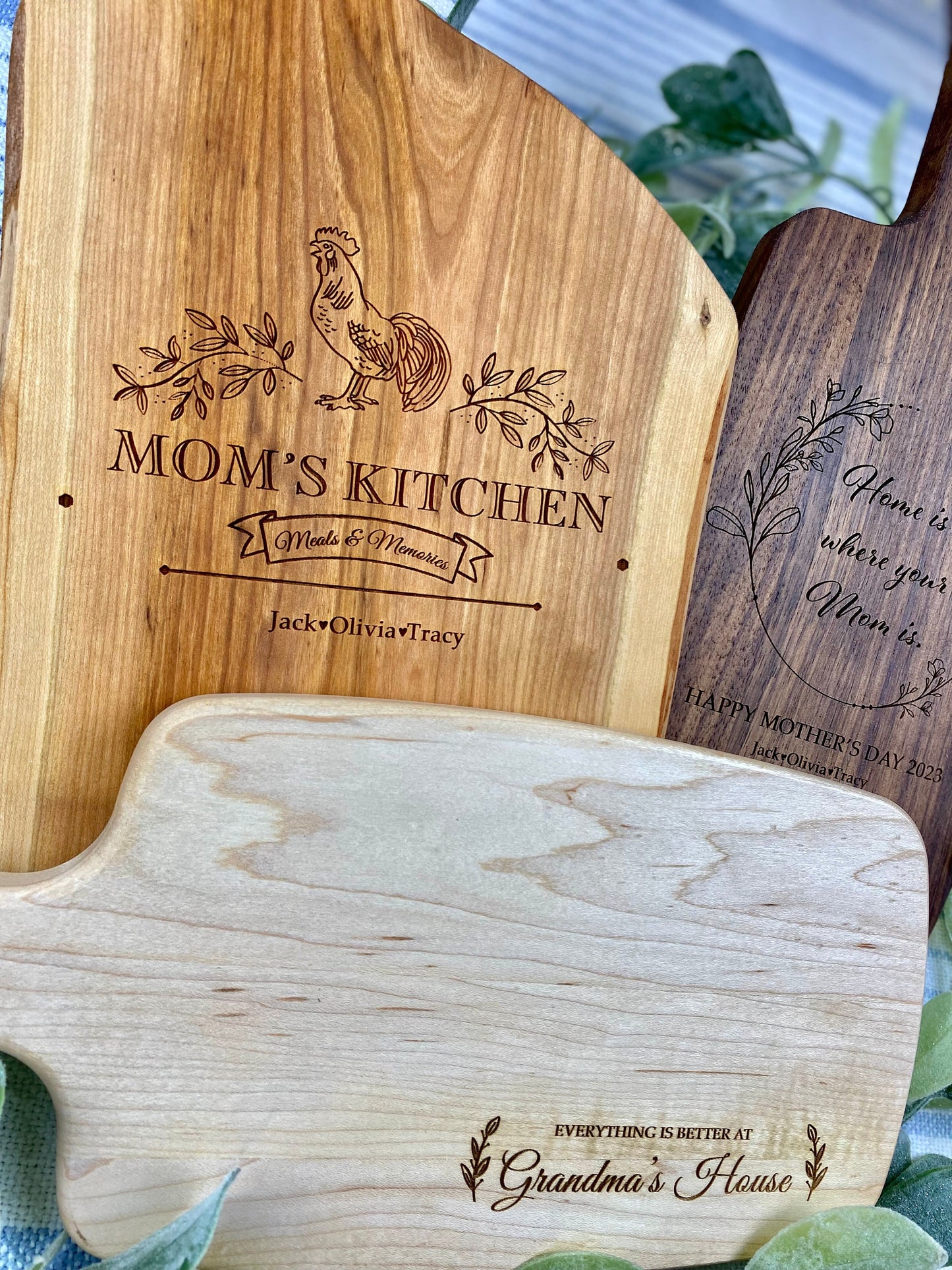 Personalized Mother's Day Cutting Board Gift