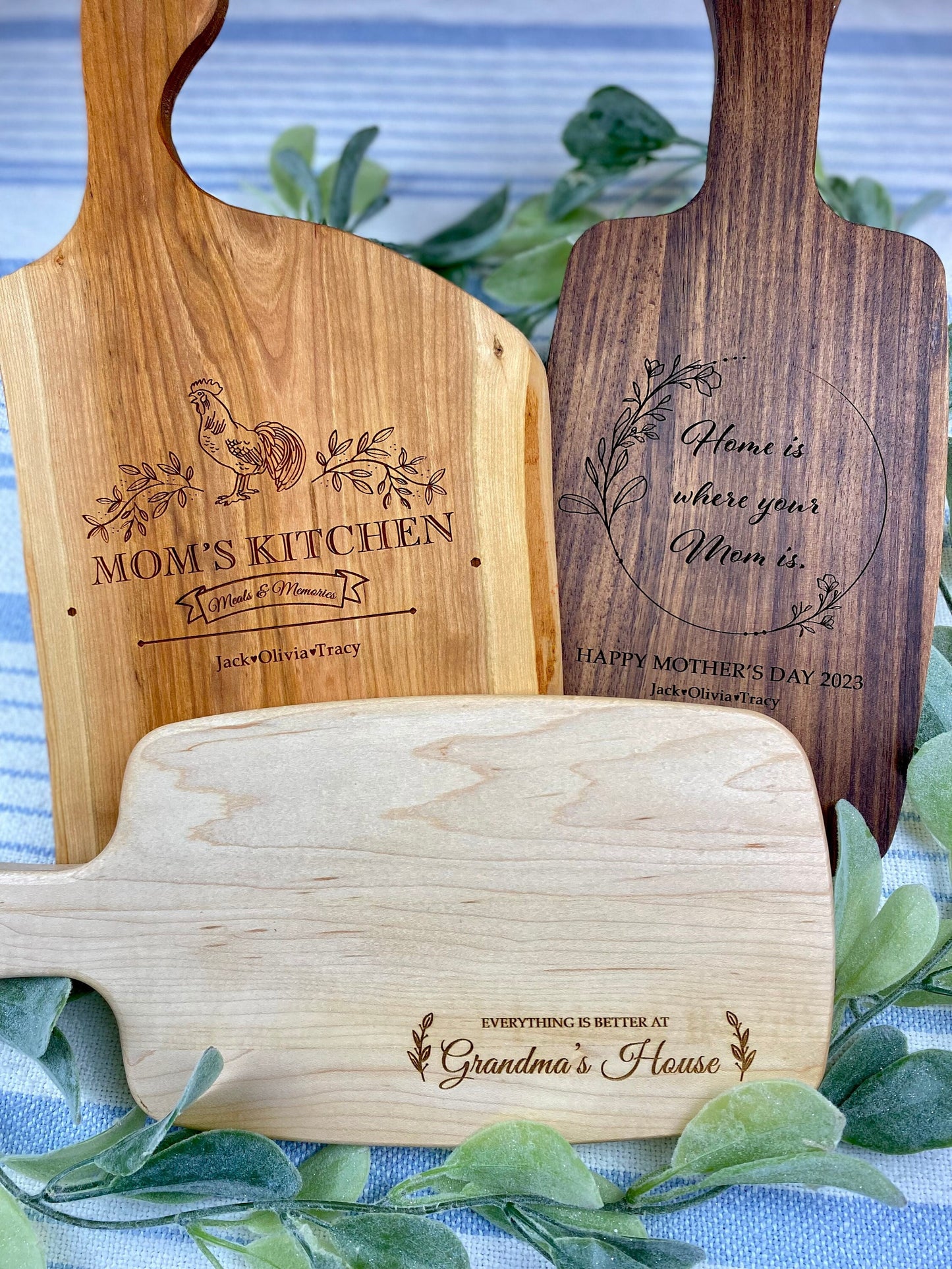 Personalized Mother's Day Cutting Board Gift