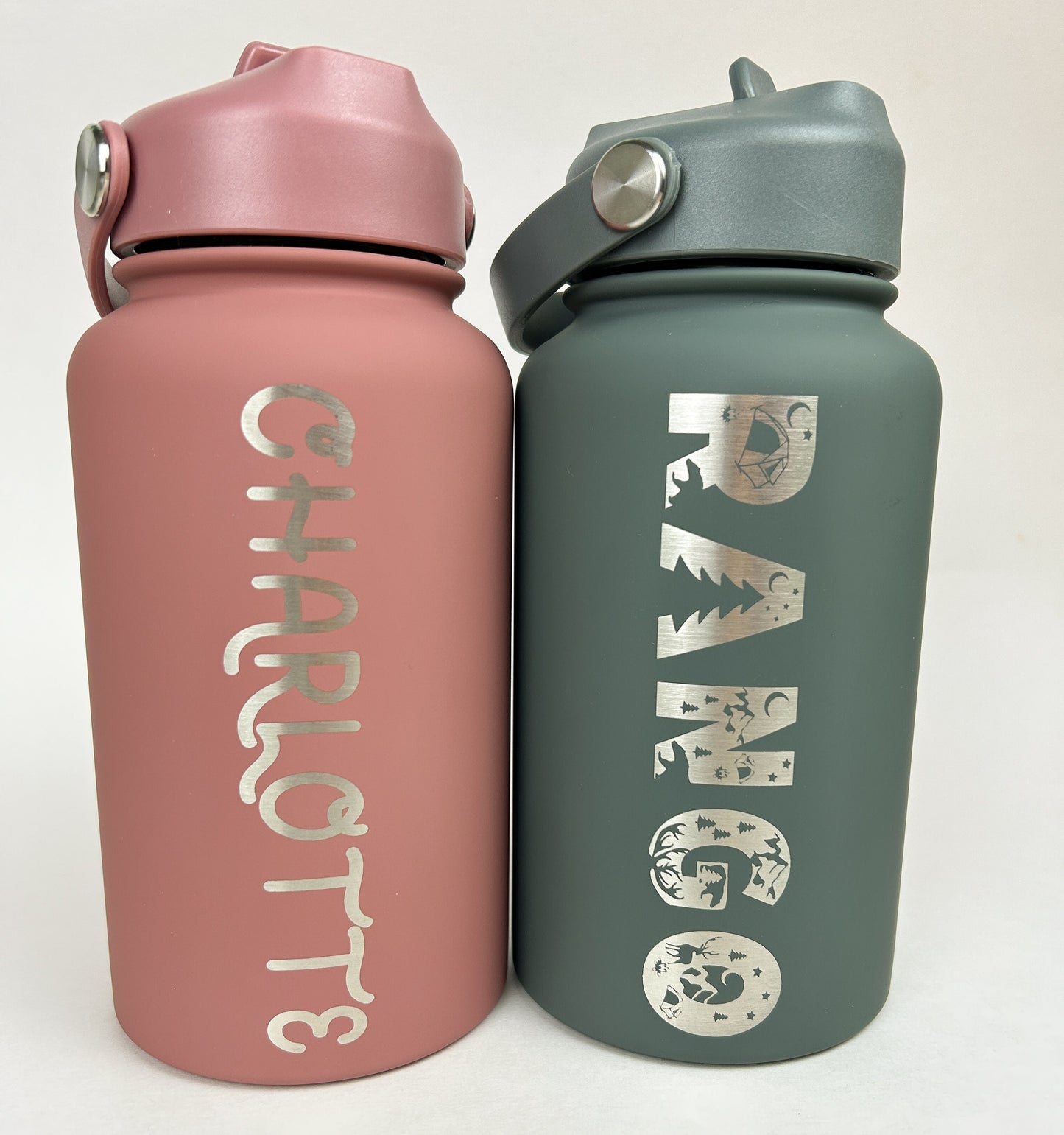 Personalized Child's Tumbler with their Name and Optional Cute Designs