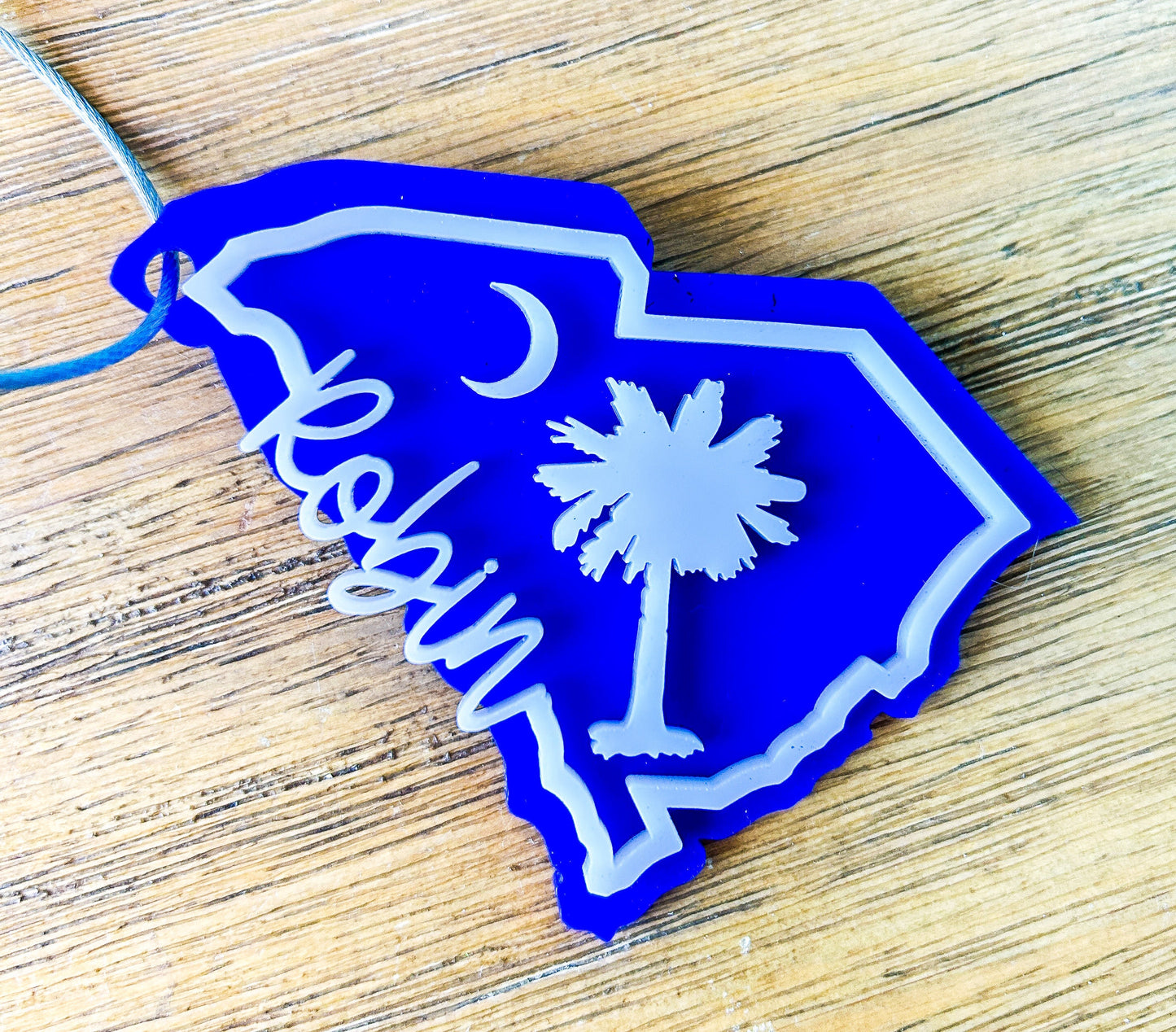 South Carolina Bag Tag or Bogg Bag Accessory, Personalized Name